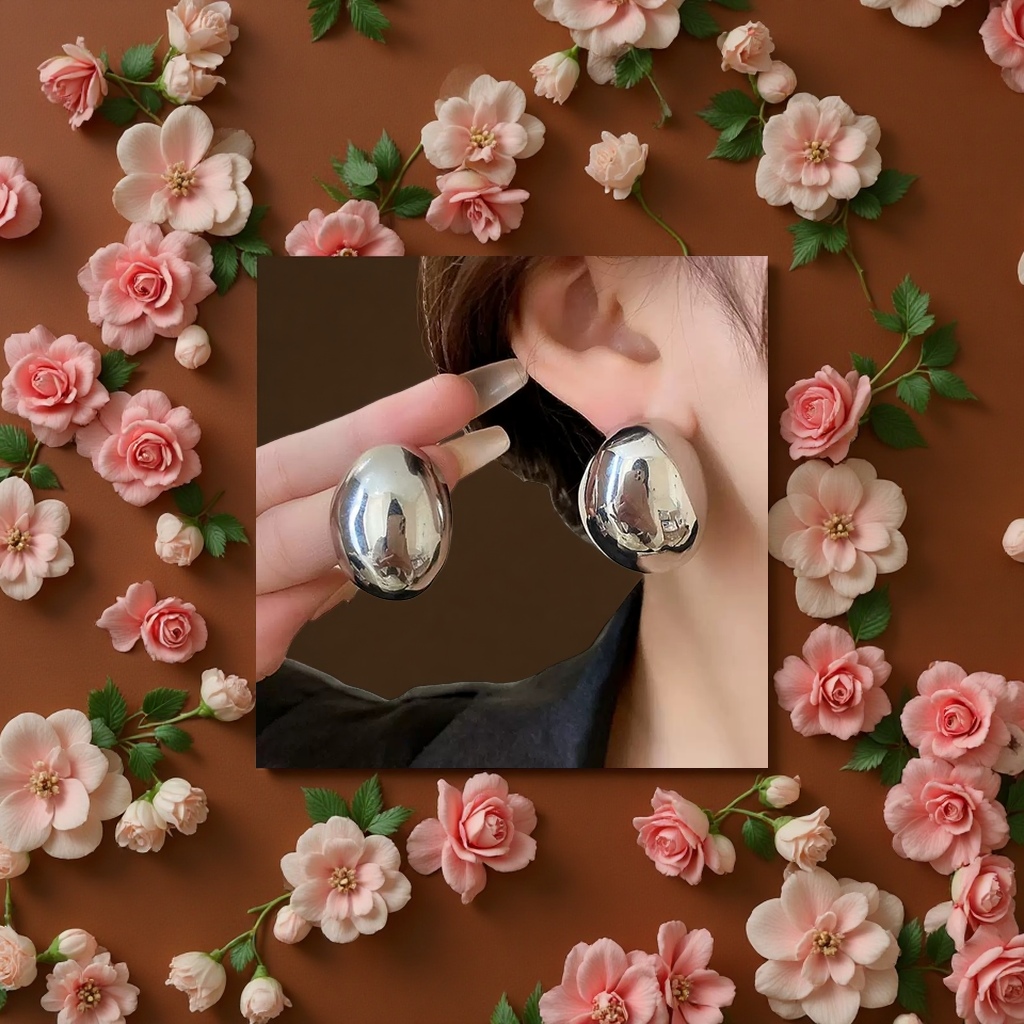 الأقراط الإقراط الإهليلجي غير المنتظم للنساء في الأقراط details Picture