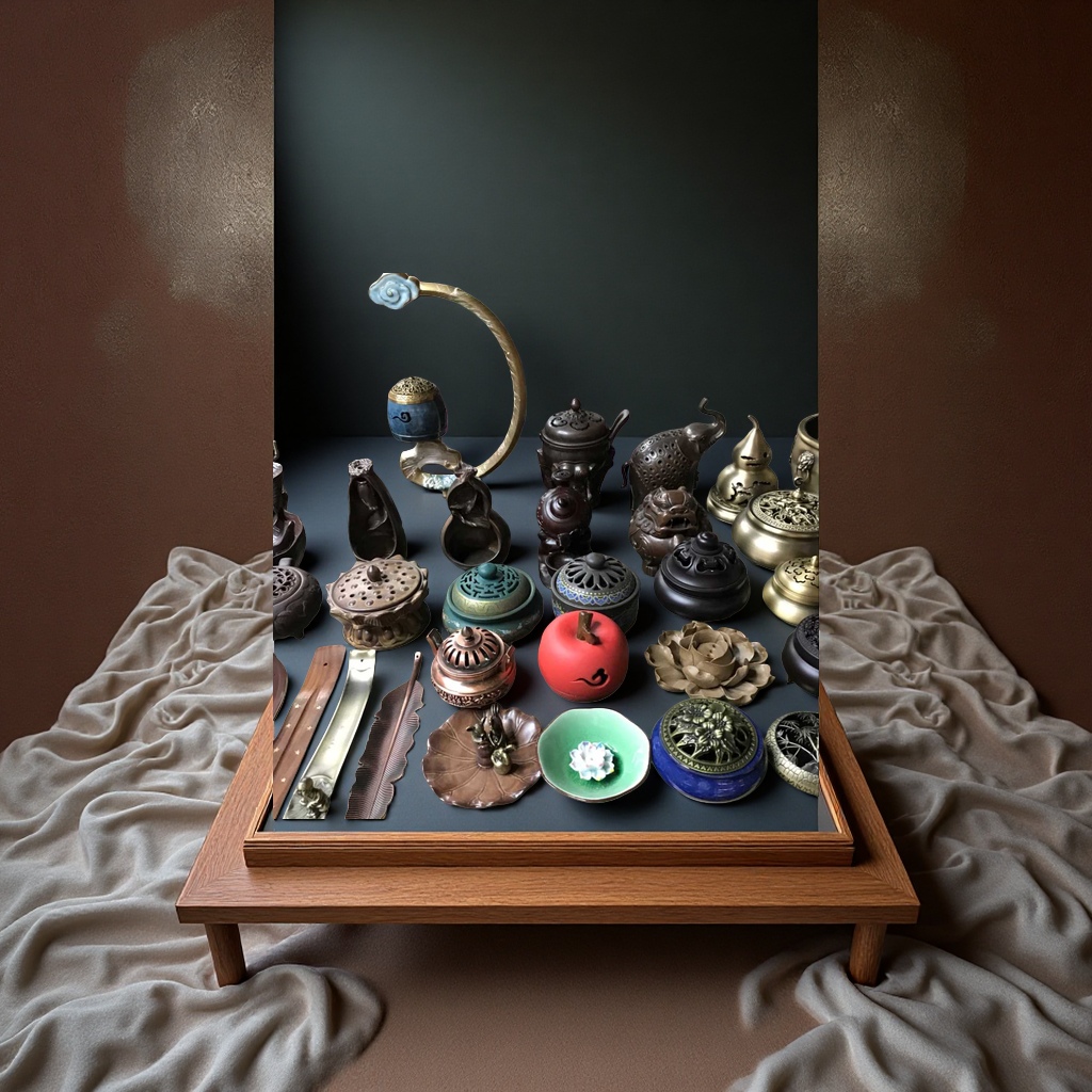 进口香炉天然沉香木质香薰香炉供佛熏香神器