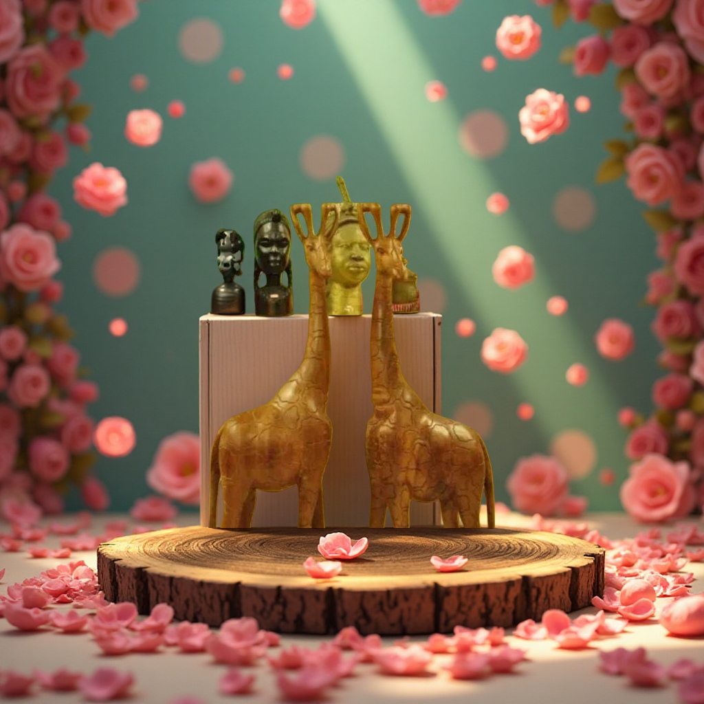 长颈鹿摆件可爱家居装饰摆件摆件摆件