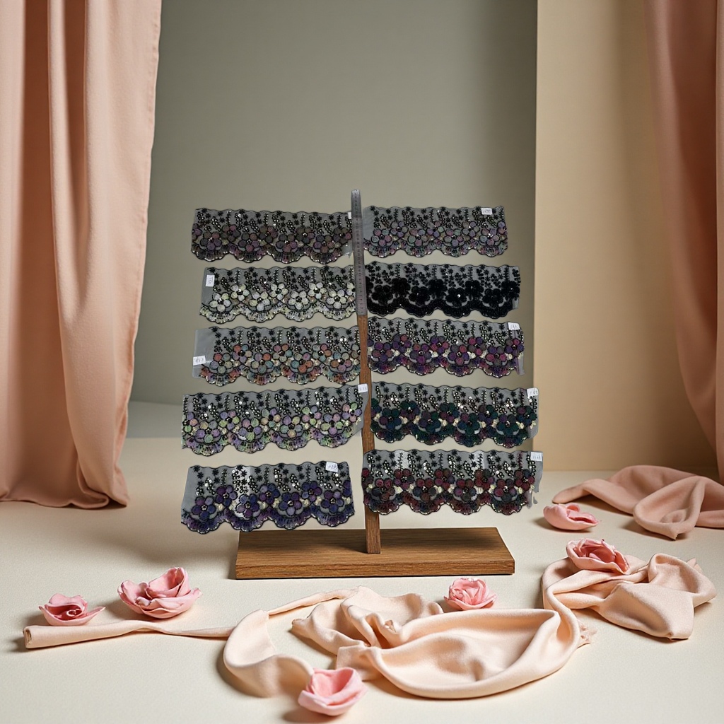 花边装饰布边沿缝边机缝线装饰条家用缝纫配件