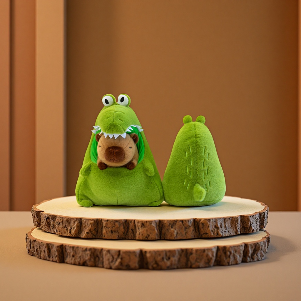 Kapipala crocodile Capybara plush toy, throw pillow, girl gift, doll, cross-border toy Specification image