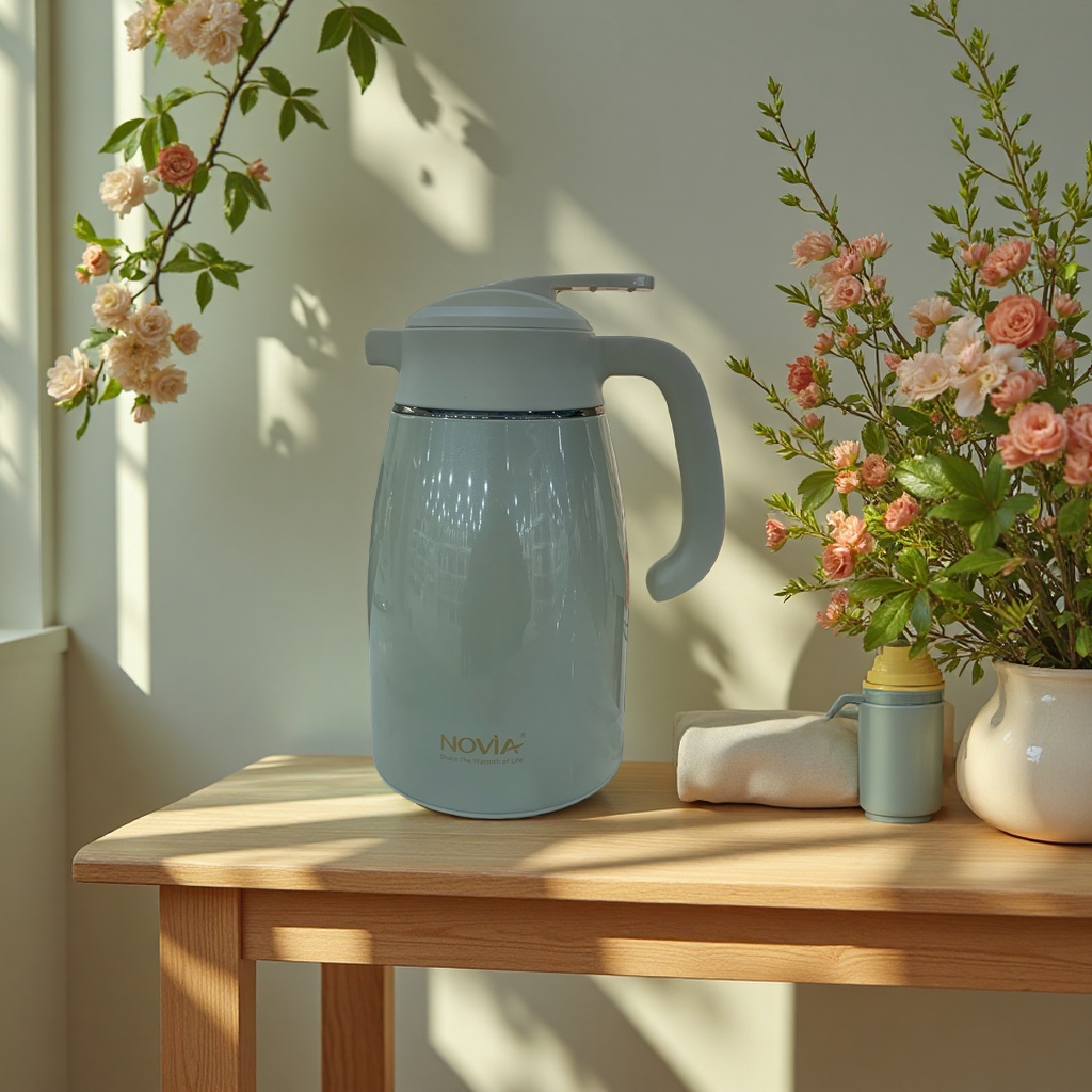 Vacuum coffee pot, French press, household portable coffee brewing equipment, black and gold model details Picture