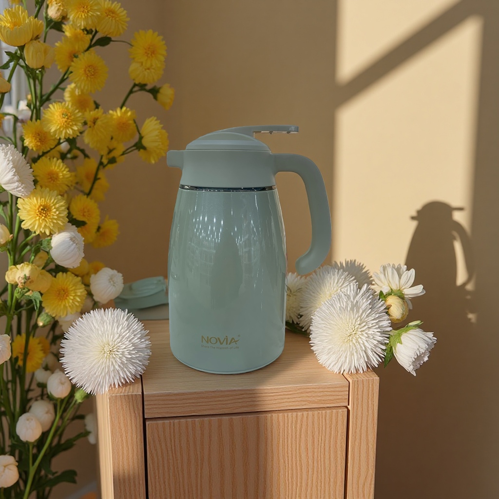 Vacuum coffee pot, French press, household portable coffee brewing equipment, black and gold model Application Scenario