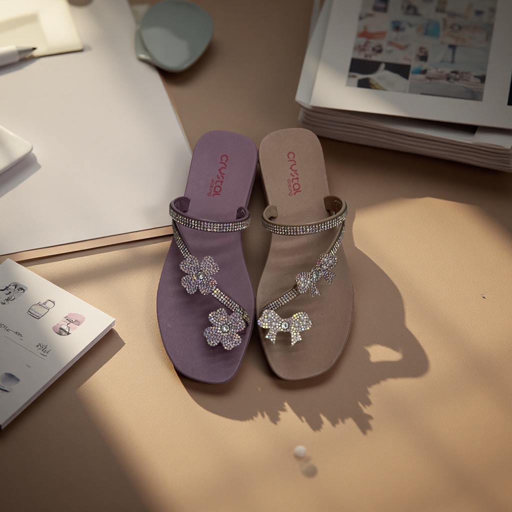 Flip-flop anti-slip bathroom soft-soled slippers for home comfort and breathability details Picture