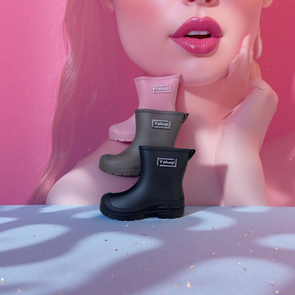 Rain boots are anti-slip and wear-resistant. Outdoor hiking waterproof boots are suitable for both men and women