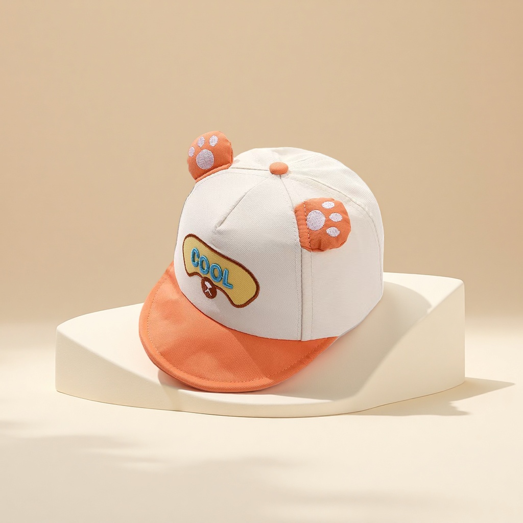 卡通婴儿耳朵帽 保暖舒适透气可爱帽子春夏秋冬适用