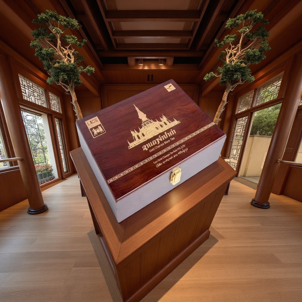 老挝金占芭红茶，细节图