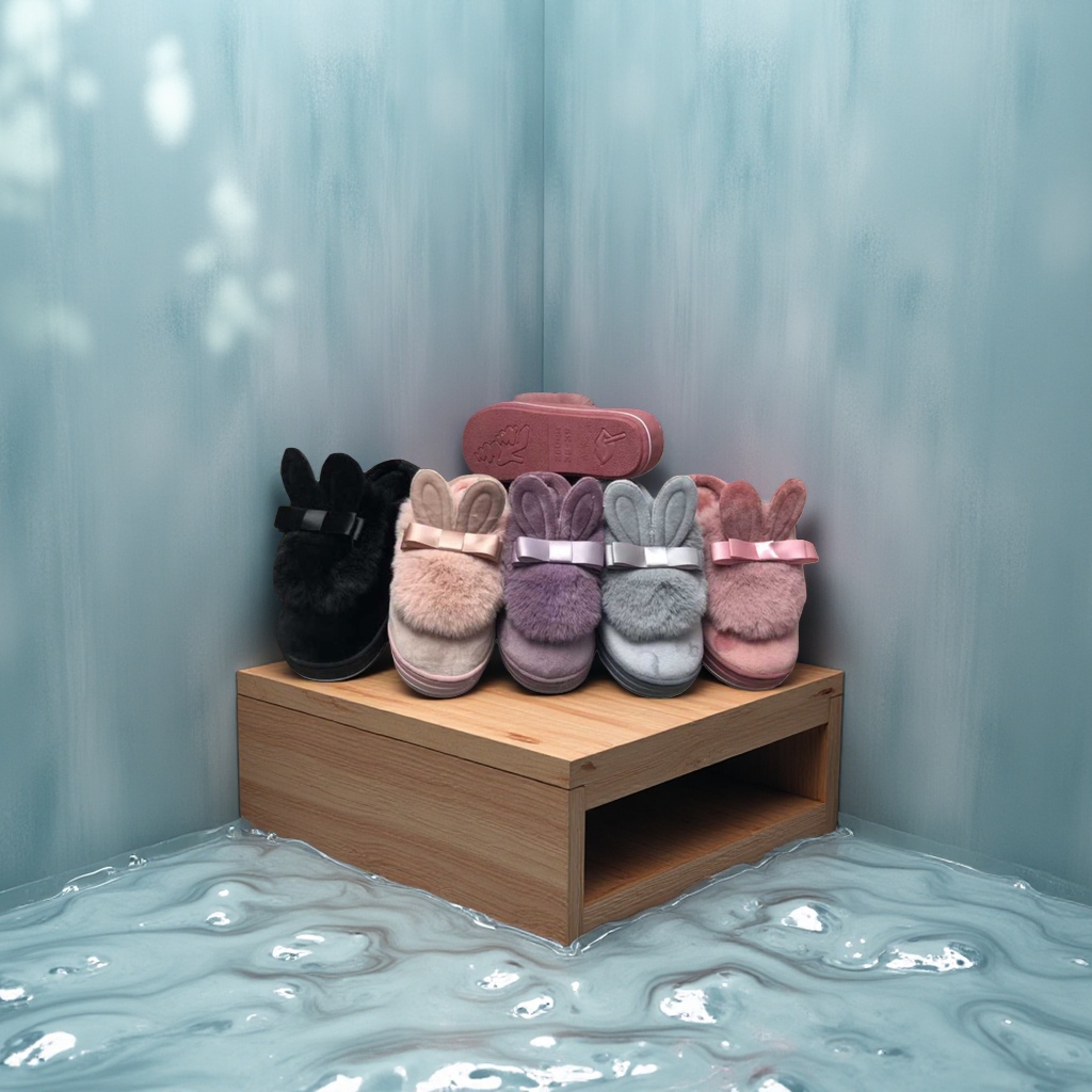 The new thickened and warm soft-soled women's cotton shoes for winter are comfortable and anti-slip detail image 1