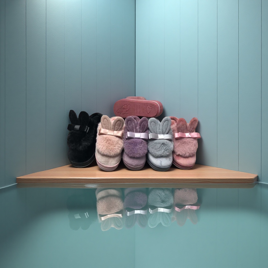 The new thickened and warm soft-soled women's cotton shoes for winter are comfortable and anti-slip Specification image