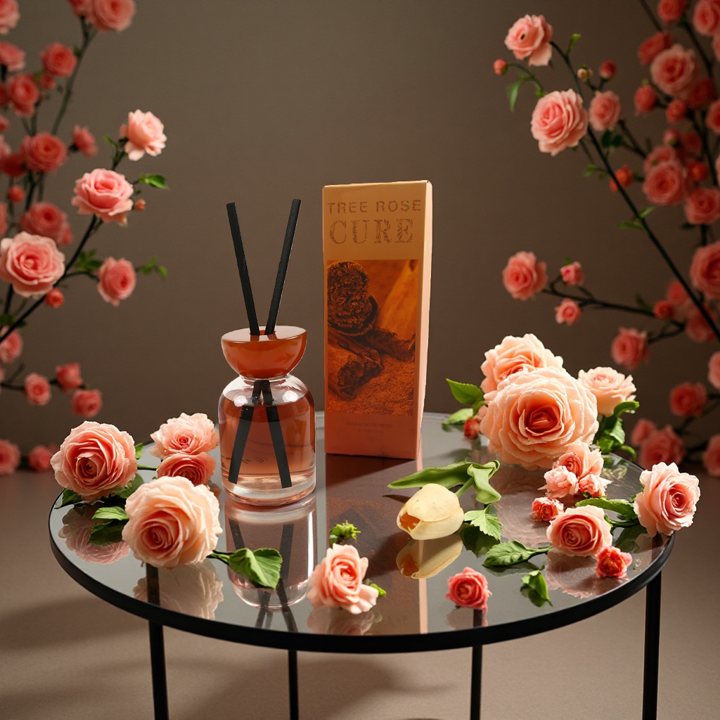 Cosmetic aromatherapy, flameless aromatherapy, natural plant essential oil diffuser bottle, indoor aroma, ambient light, long-lasting fragrance, domestic sales, export, cross-border sales Specification image