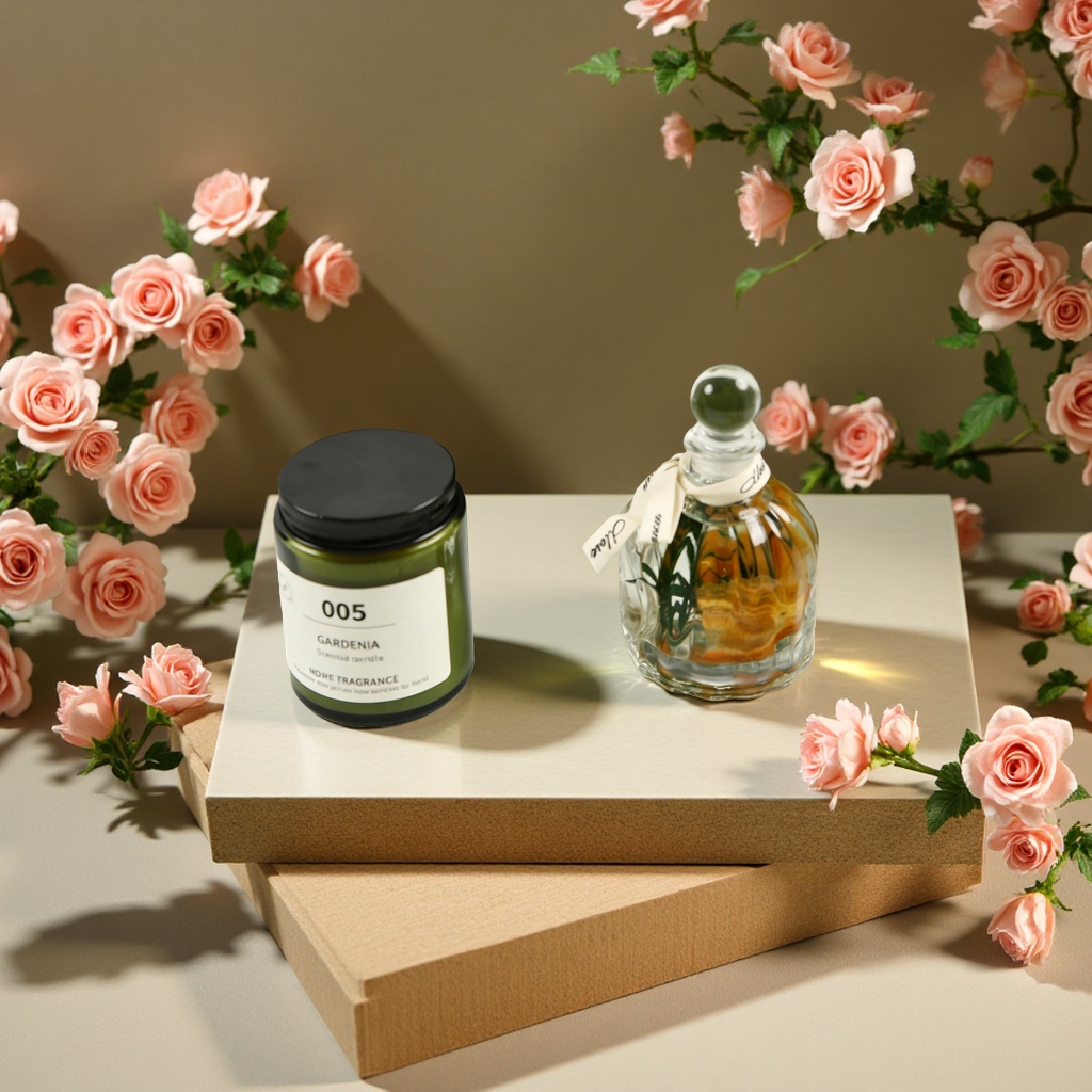 Aromatherapy combination set with flame and no flame, indoor atmosphere, essential oil diffusion souvenir, domestic sales, cross-border fragrance, many fragrances details Picture