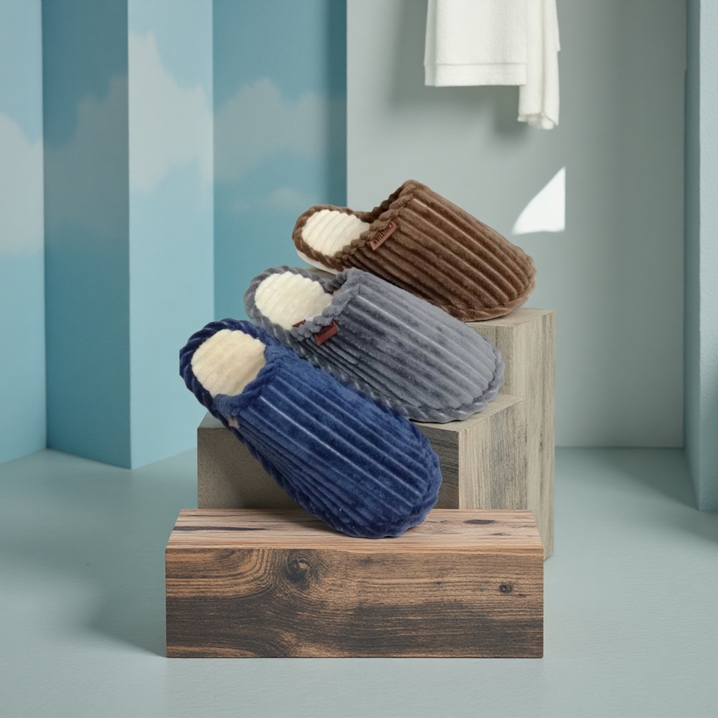 Men's cotton shoes are thickened, warm and anti-slip. Winter men's boots are comfortable with soft soles details Picture