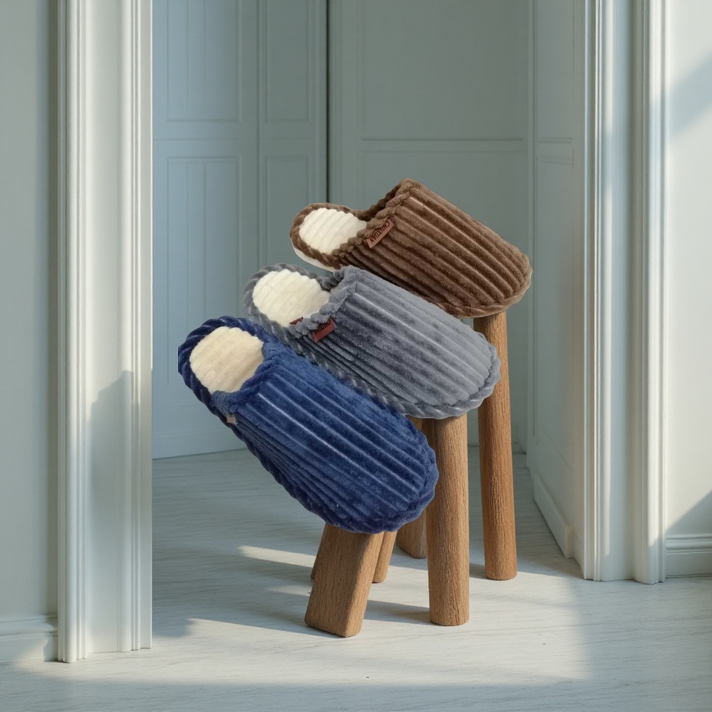 Men's cotton shoes are thickened, warm and anti-slip. Winter men's boots are comfortable with soft soles detail image 2