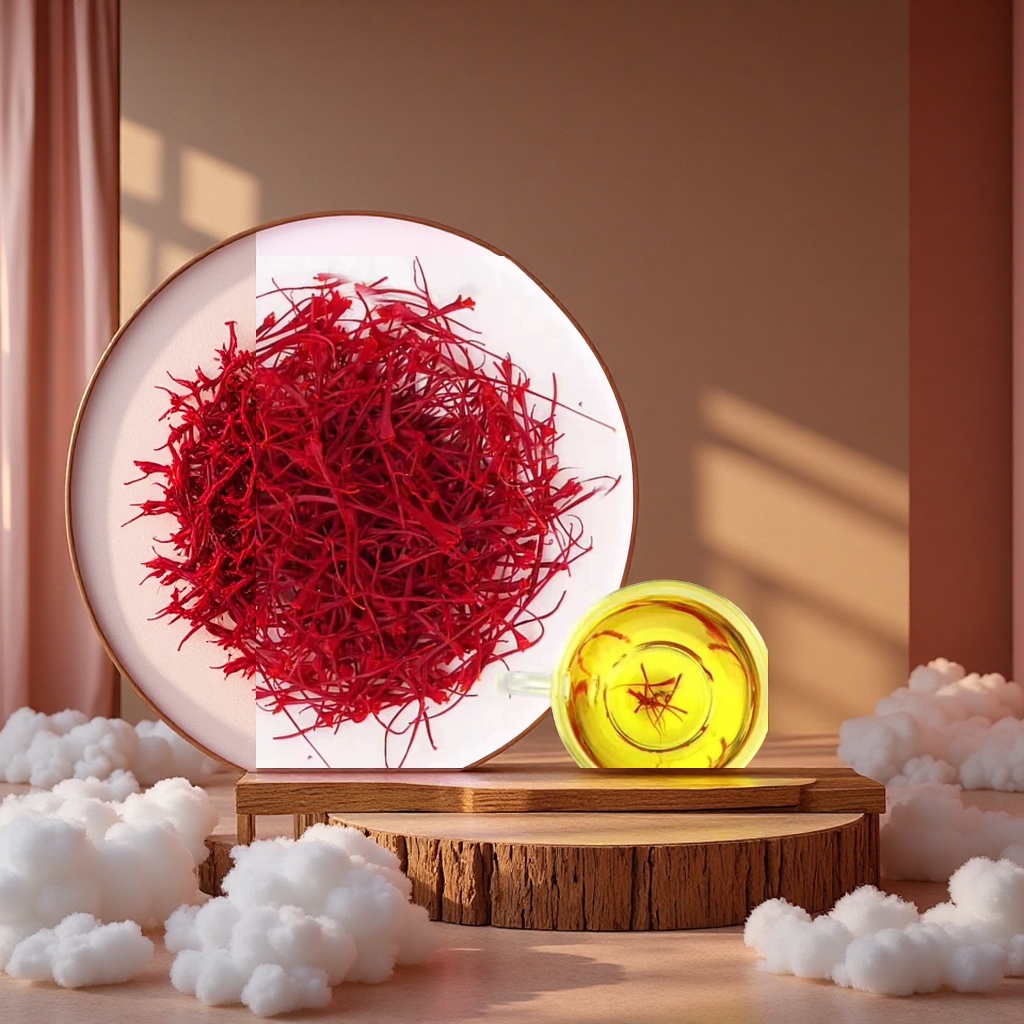 Saffron essential oil hand cream moisturizes and repairs the skin on hands