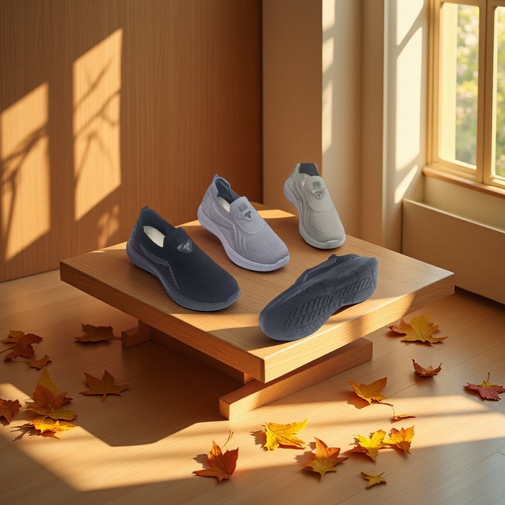 Lightweight, breathable, anti-slip and wear-resistant sports outdoor running shoes for men and women details Picture