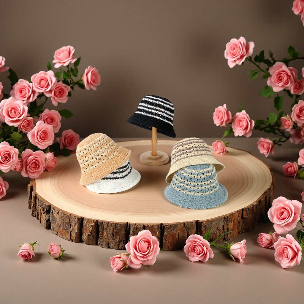 Ladies' knitted knitted hat for winter warmth, thickened woolen hat, Korean-style fashionable and versatile hat details Picture