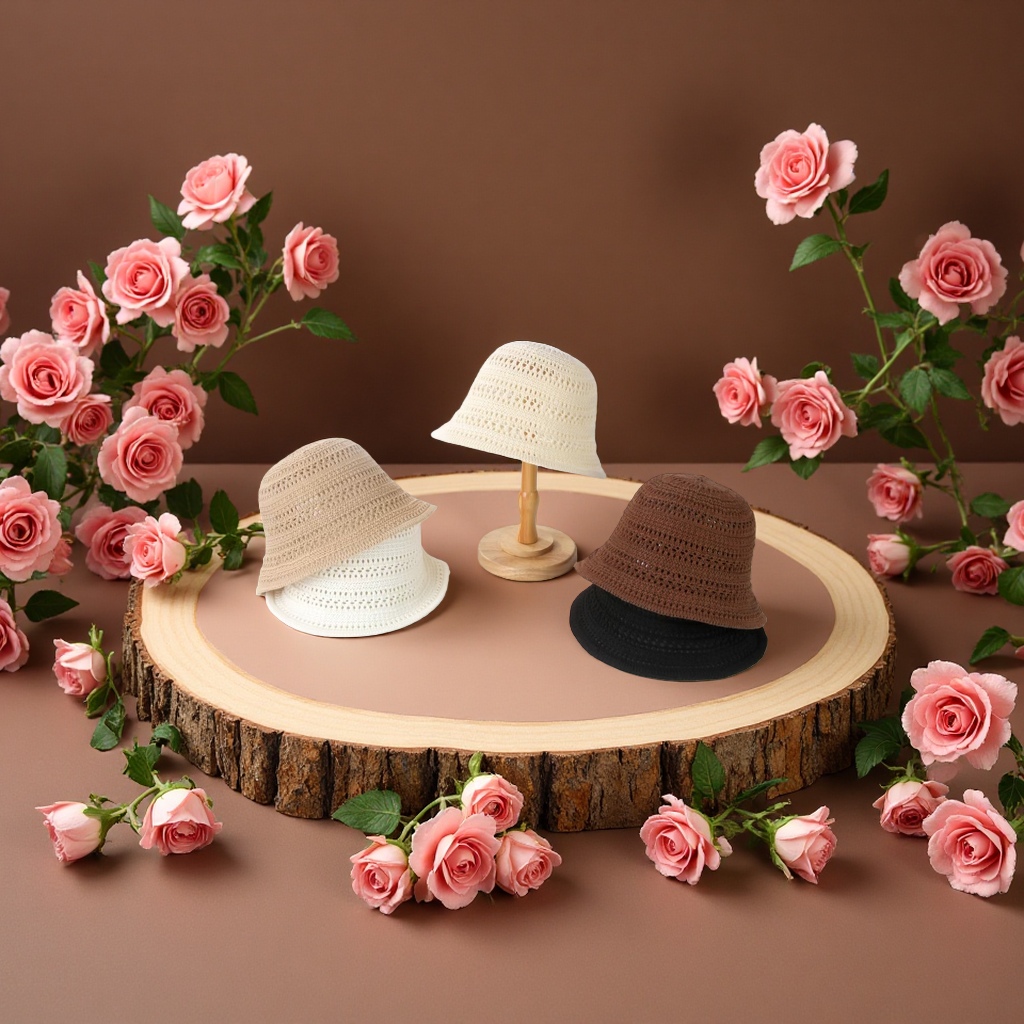 Ladies' knitted knitted hat for winter warmth, thickened woolen hat, Korean-style fashionable and versatile hat Specification image