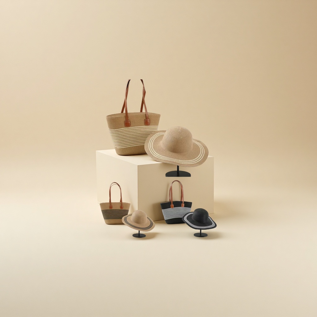 Straw weaving bag, hand-woven women's bag, large-capacity casual single-shoulder bag Application Scenario