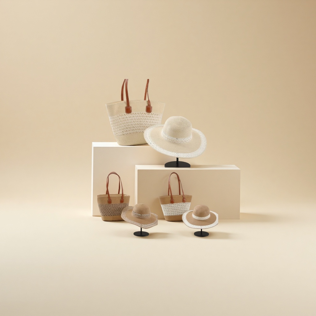 Straw weaving bag, hand-woven women's bag, large-capacity casual single-shoulder bag Specification image