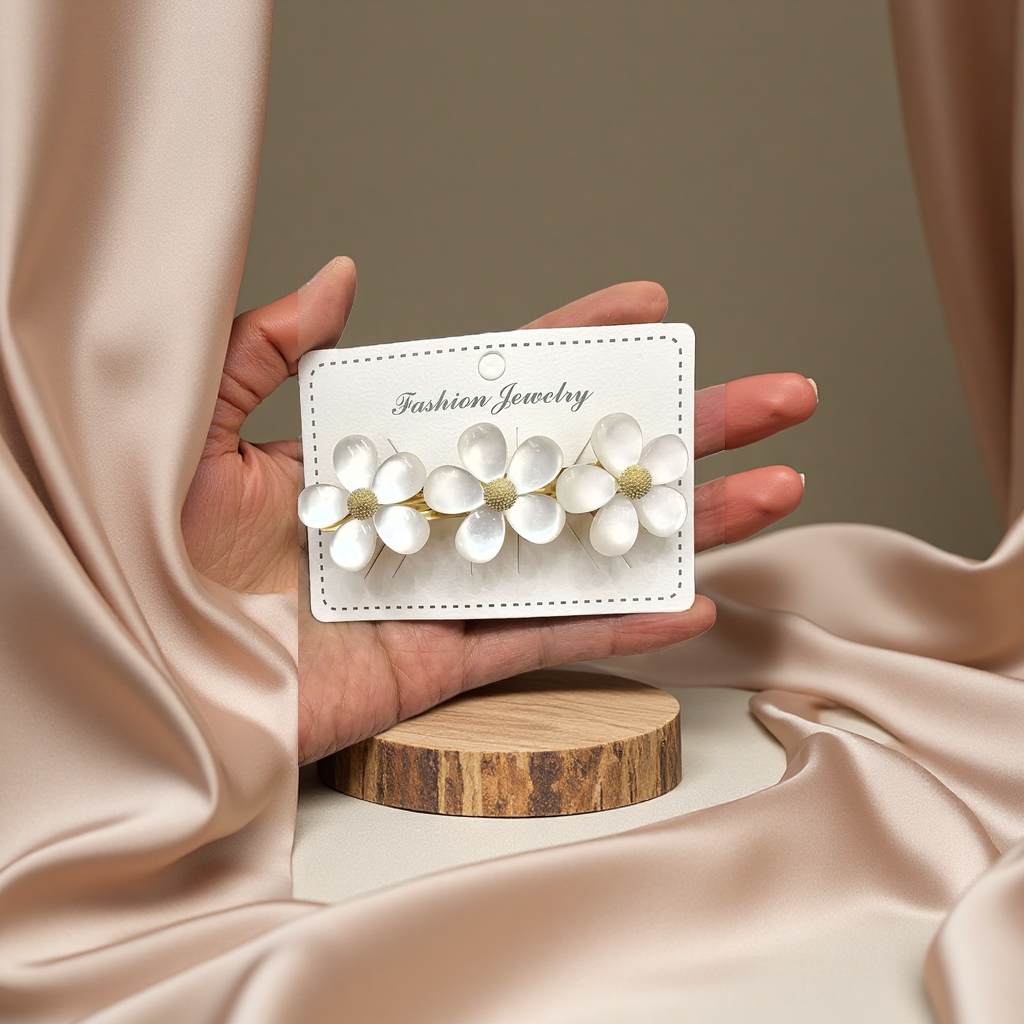 Flower hair clips, creative hair accessories, Korean style fashionable hair clips for women, cute hair clips, hair bands, hair accessories for women