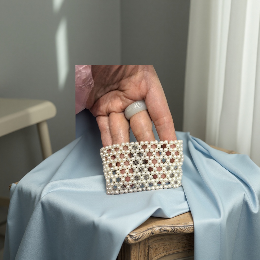 Handcrafted pearl imitation bracelets are elegant, retro and fashionable women's accessories Specification image