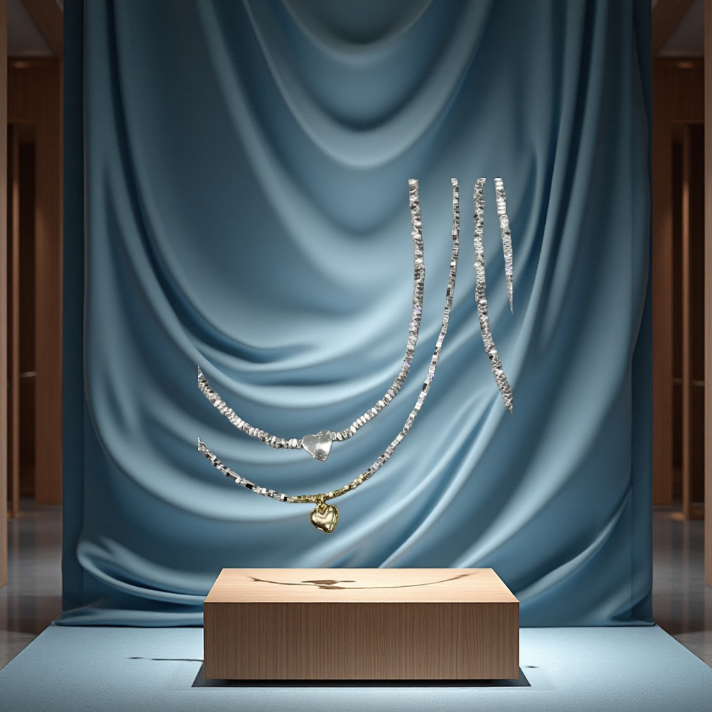 天然珍珠项链链 时尚简约锁骨链女轻奢小众设计感