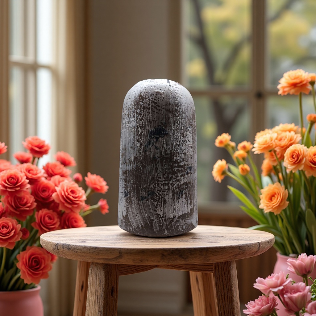 High-temperature ceramic vases, ornaments, flower vases, decorative arts, home decorations, handcrafted 05002 Specification image