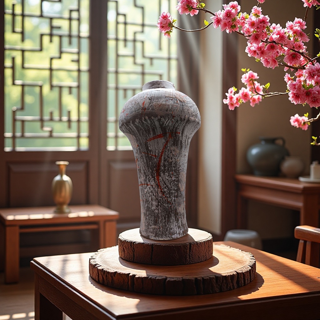 High-temperature ceramic handcrafted vase ornaments for home decoration, housewarming gifts 05003 details Picture