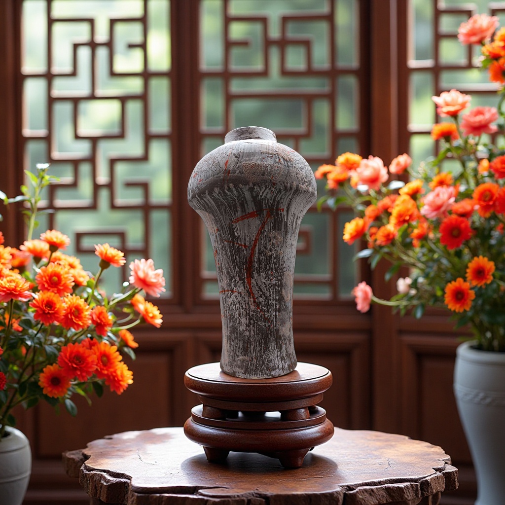 High-temperature ceramic handcrafted vase ornaments for home decoration, housewarming gifts 05003 Specification image