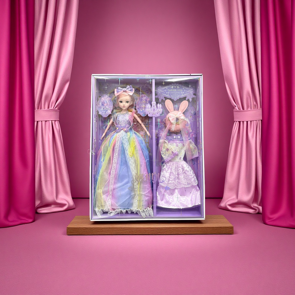 芭巴比洋娃娃女孩仿真公主娃娃女孩过家家场景玩具机构大礼盒礼品