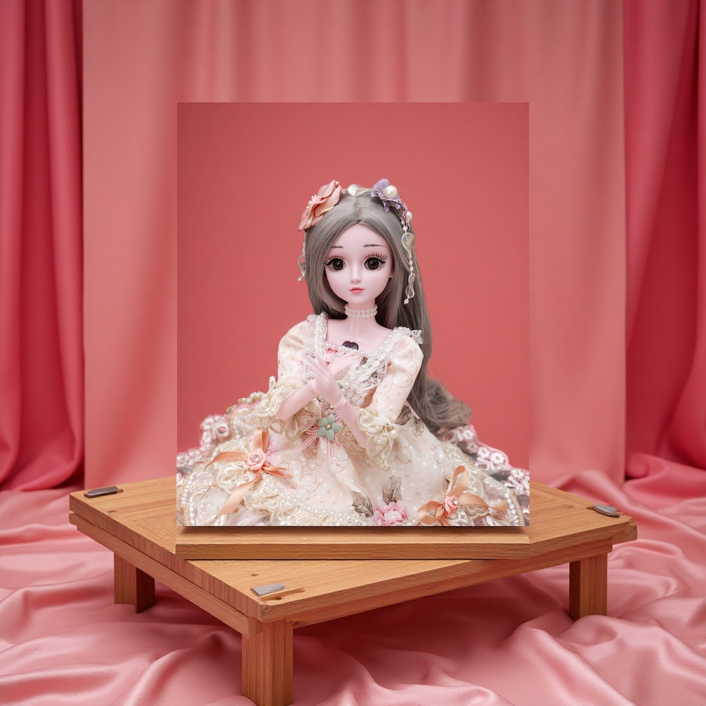 60厘米大号换装洋娃娃套装礼盒公主过家家女玩具儿童生日礼物批发