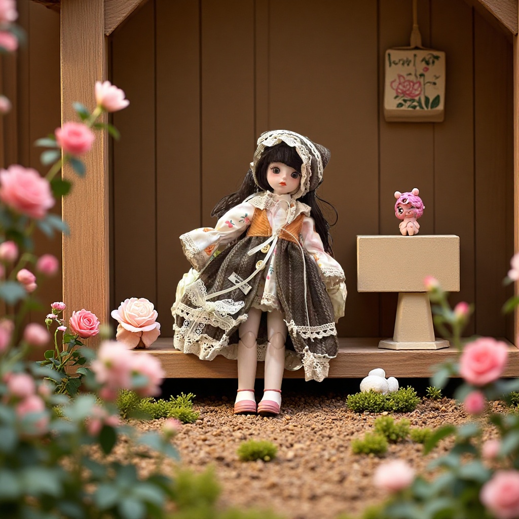 娃娃公仔实物图