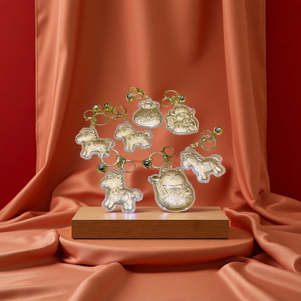 马上有钱小马挂件包包挂饰马年钥匙扣小礼品新年小礼物摆摊小商品细节图