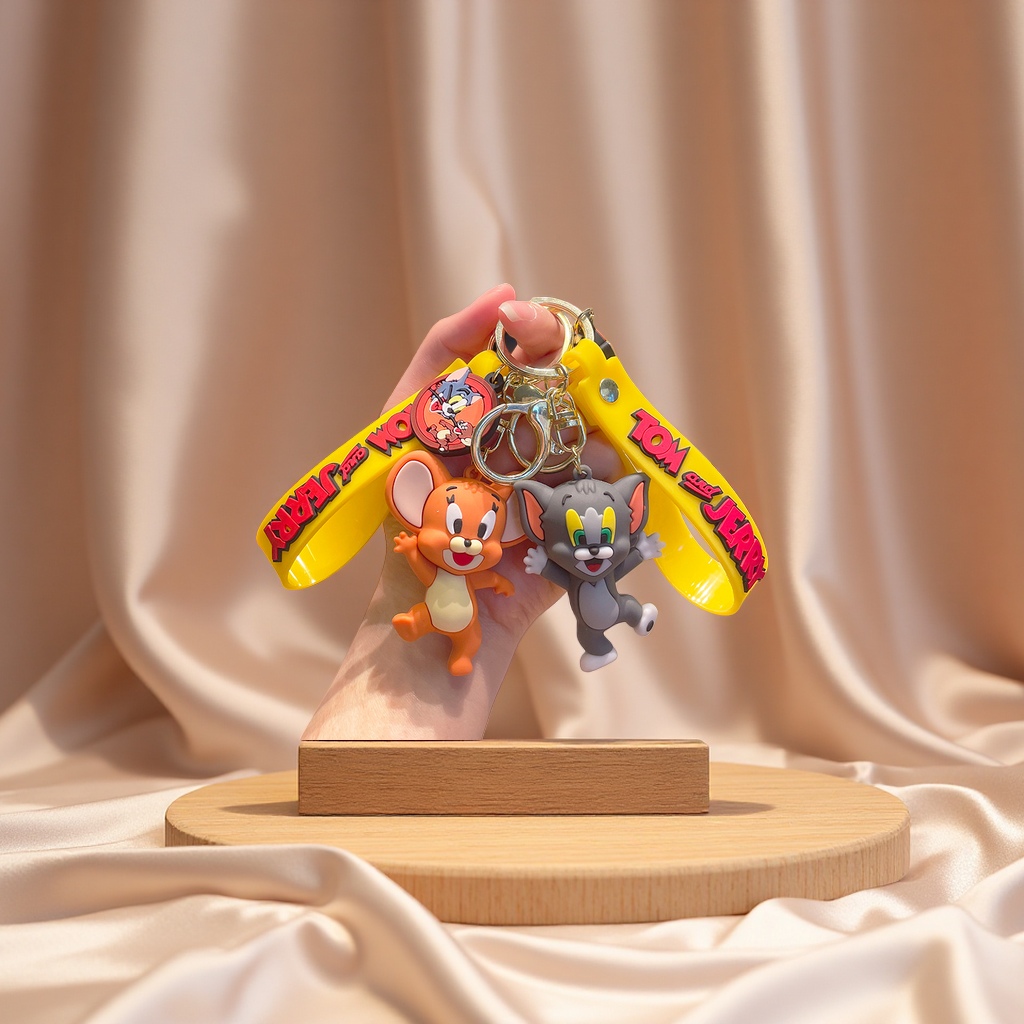 卡通公仔钥匙链可爱情侣汽车钥匙挂件背包挂饰PVC礼品钥匙扣批发