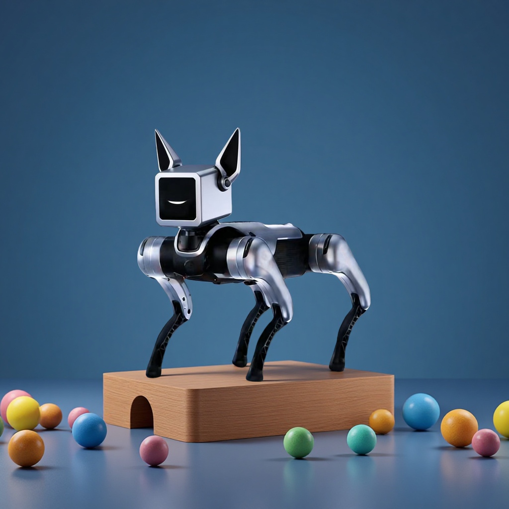 可对话真AI智能机器狗八轮特技机械狗遥控智能机器人儿童玩具产品图