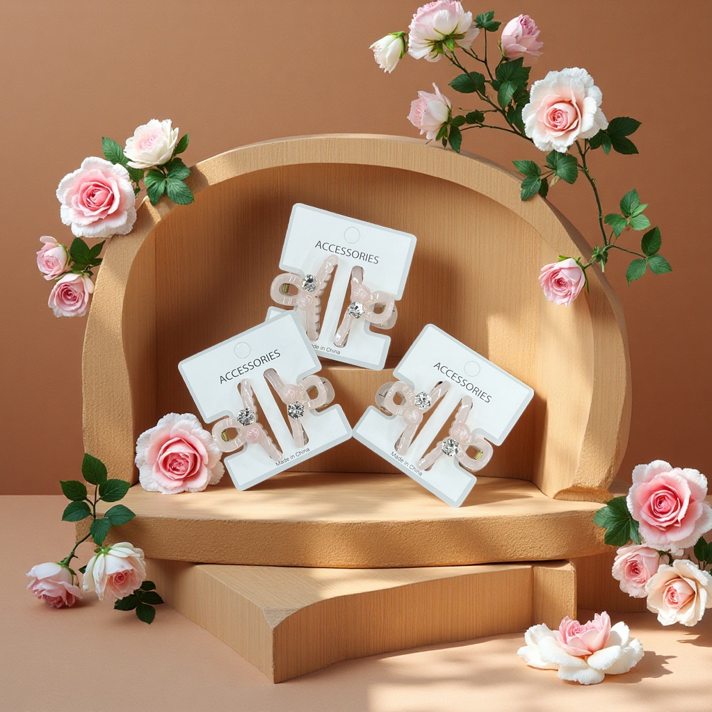 时尚头饰小抓夹对装 优雅百搭发夹潮流装饰发饰细节图