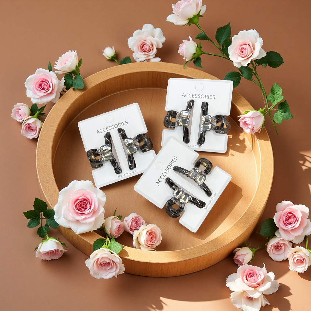 时尚头饰小抓夹对装 优雅百搭发夹潮流装饰发饰产品图