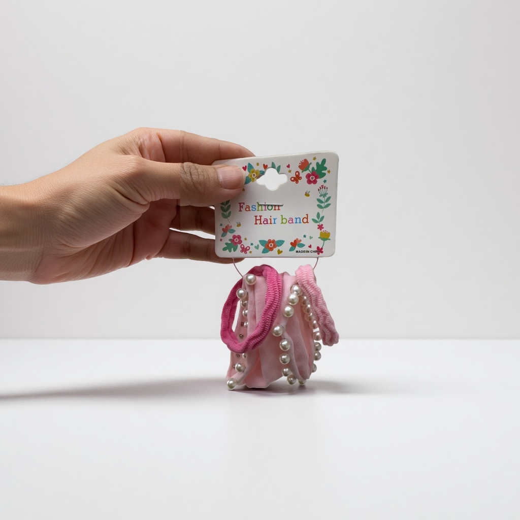 2026新款3个上卡毛巾圈高弹力头绳发圈外贸专供，单卡价格0.68/卡