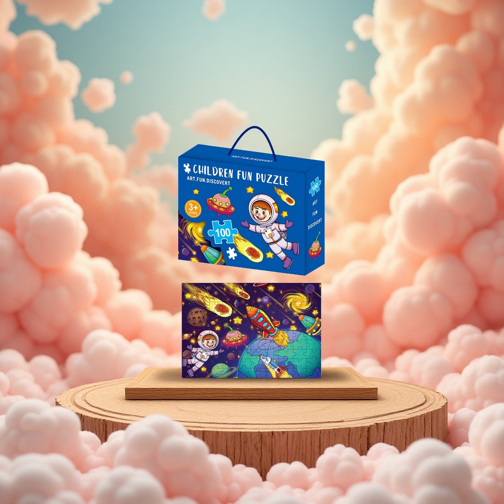 Children's educational toy jigsaw puzzle 120 pieces for early education, developing intelligence and cultivating concentration