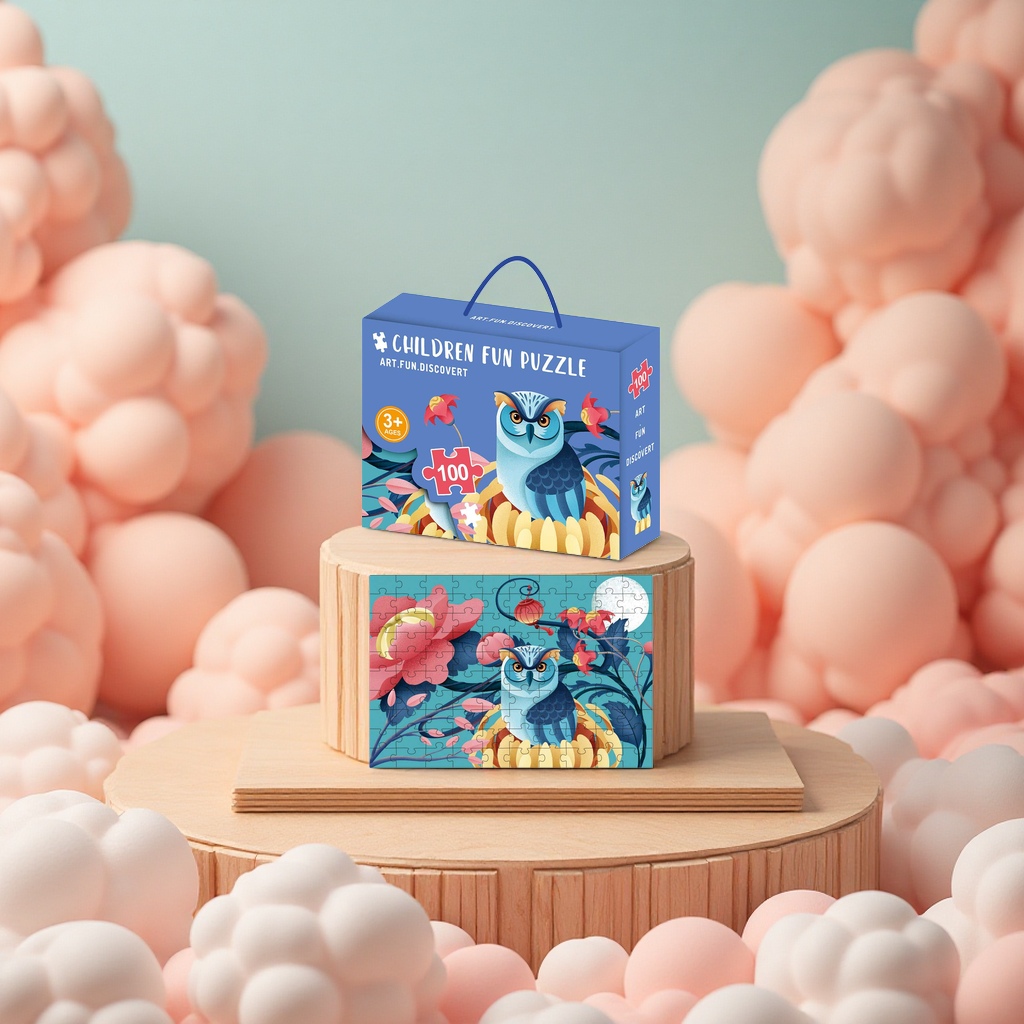 Children's educational toy jigsaw puzzle 120 pieces for early education, developing intelligence and cultivating concentration details Picture