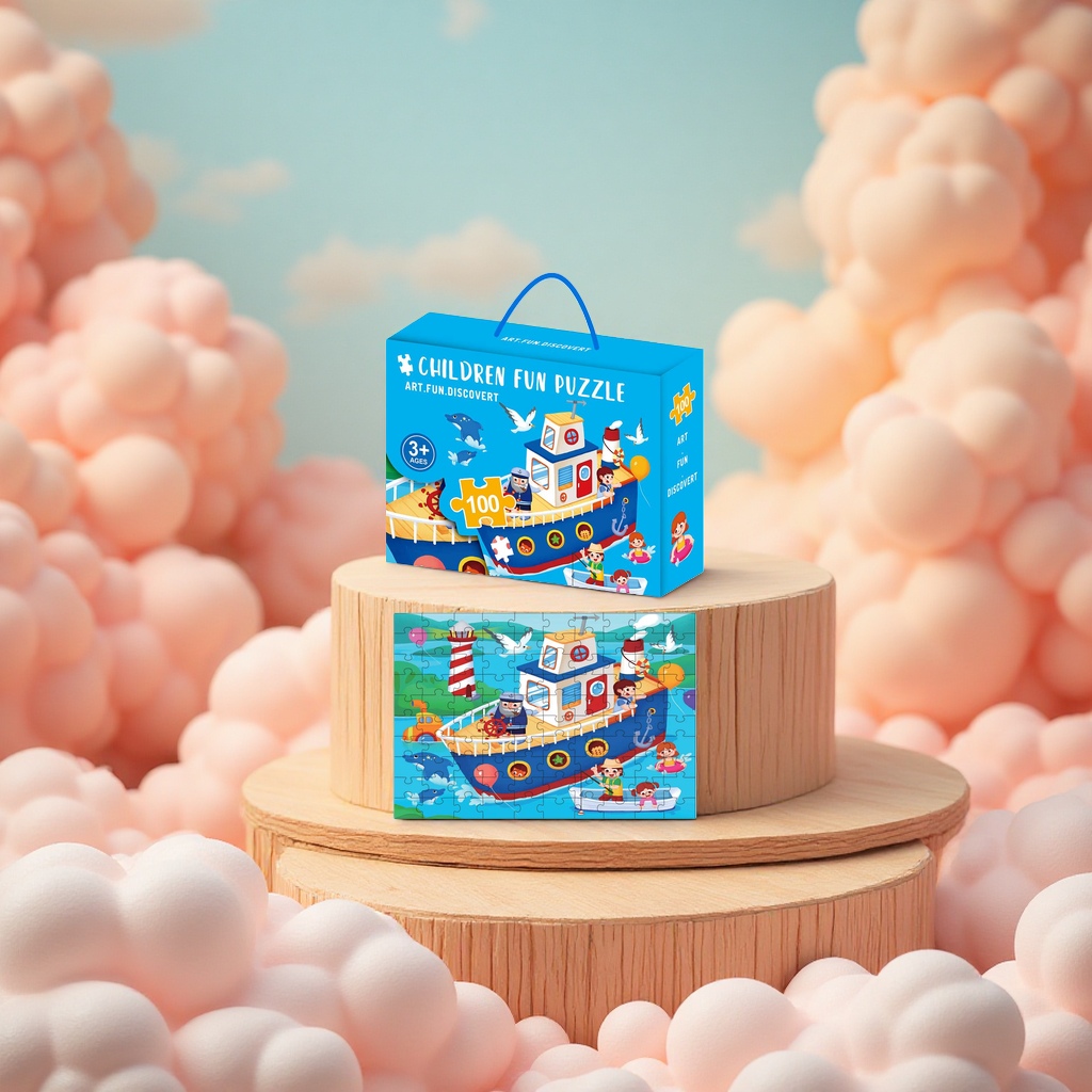 Children's educational toy jigsaw puzzle 120 pieces for early education, developing intelligence and cultivating concentration Application Scenario