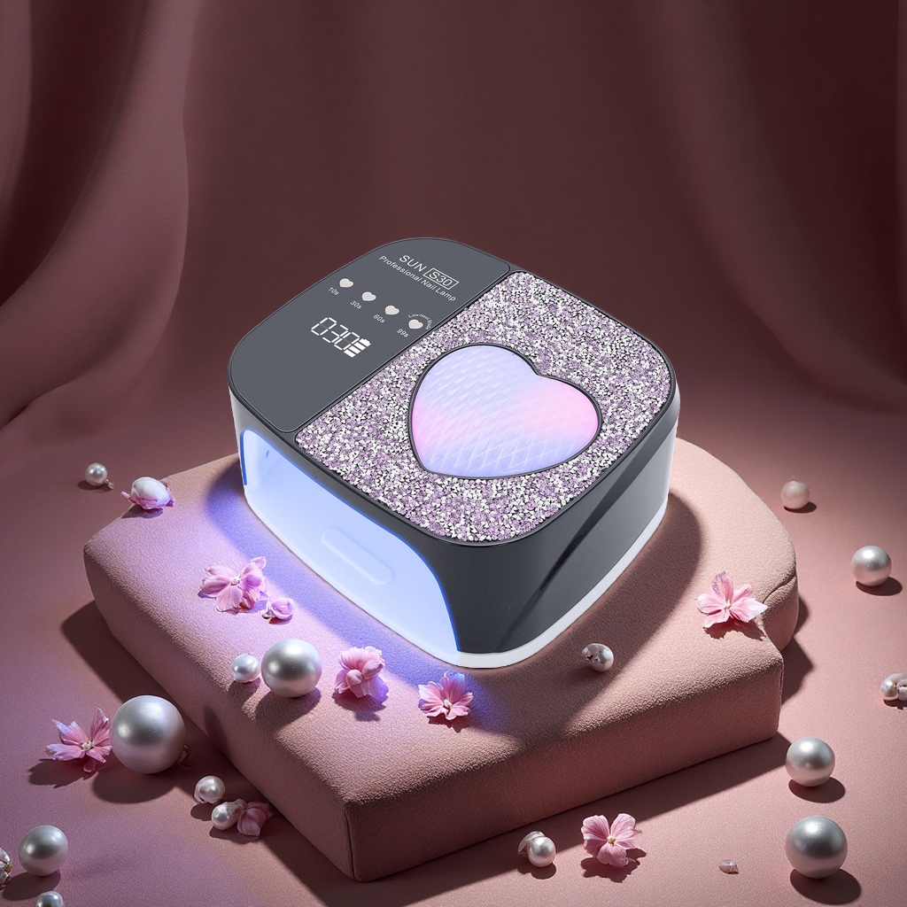 High-power plug-in nail art light therapy lamp UV lamp baking lamp quick-drying SUN S30 details Picture