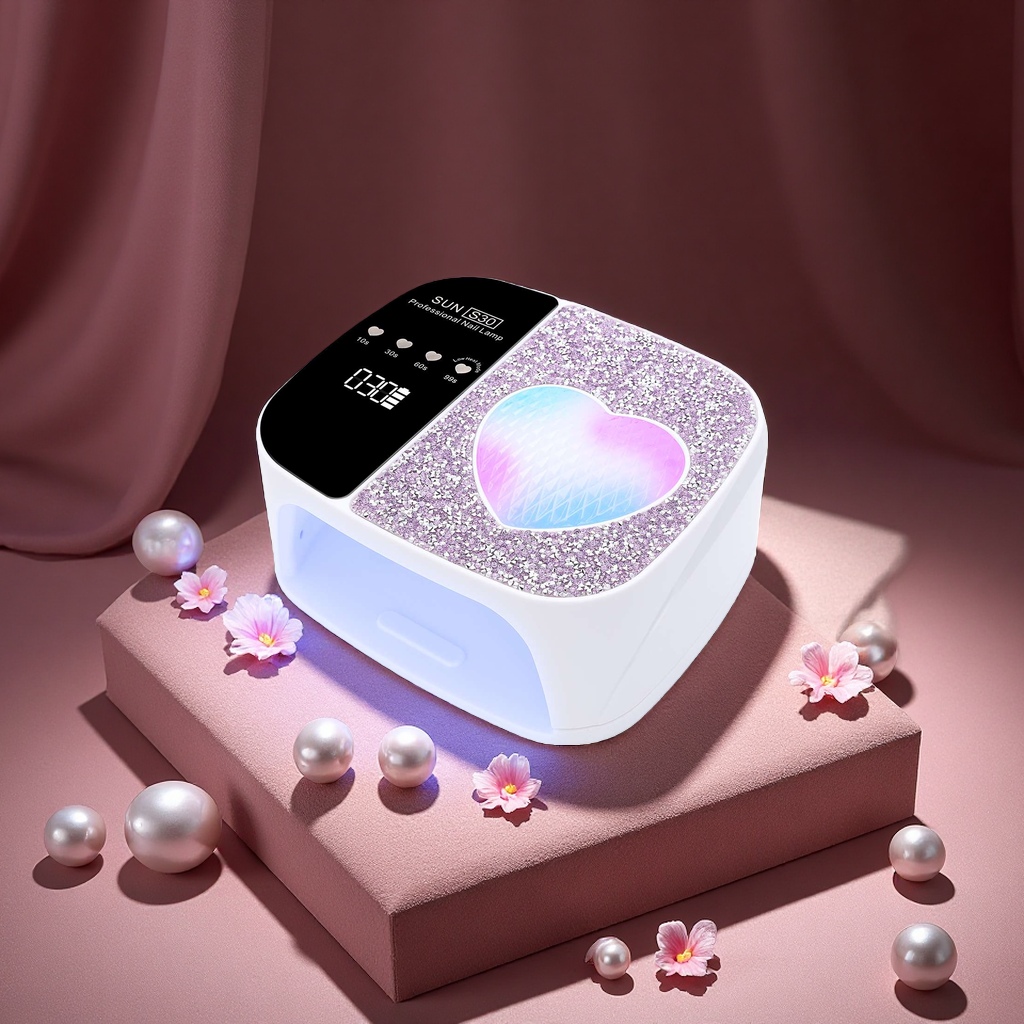 High-power plug-in nail art light therapy lamp UV lamp baking lamp quick-drying SUN S30 Application Scenario
