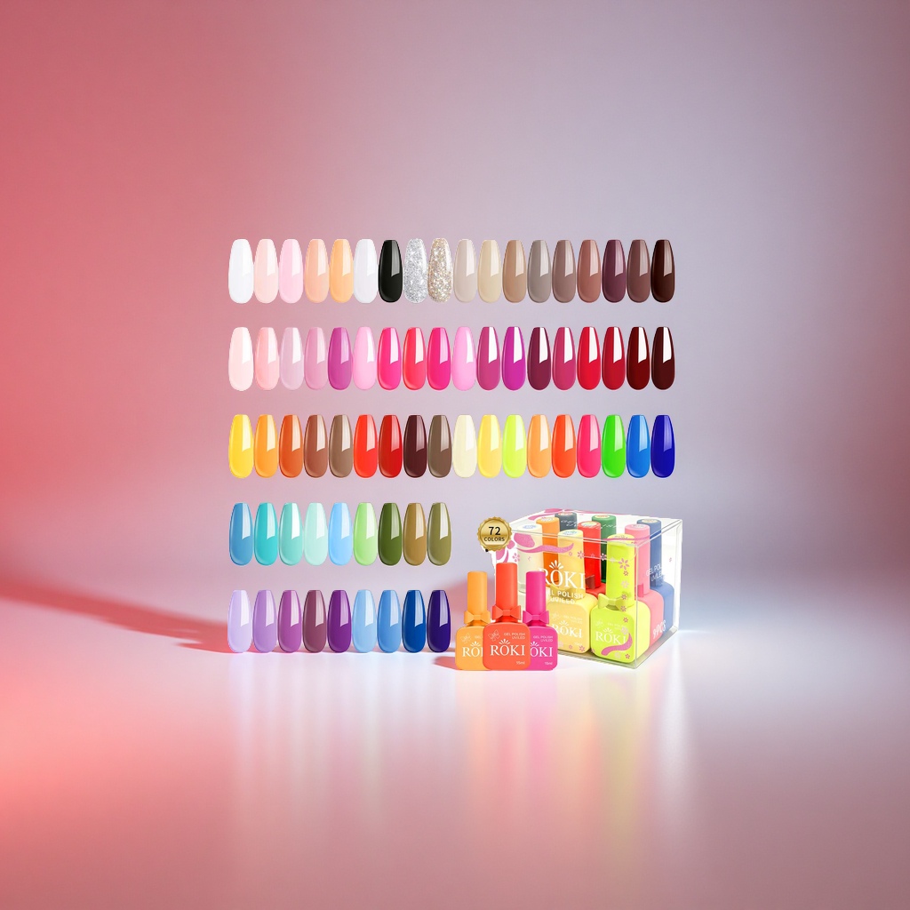 Nail polish gel 72-color long-lasting nail polish is the latest trend, specially designed for nail phototherapy shops Application Scenario