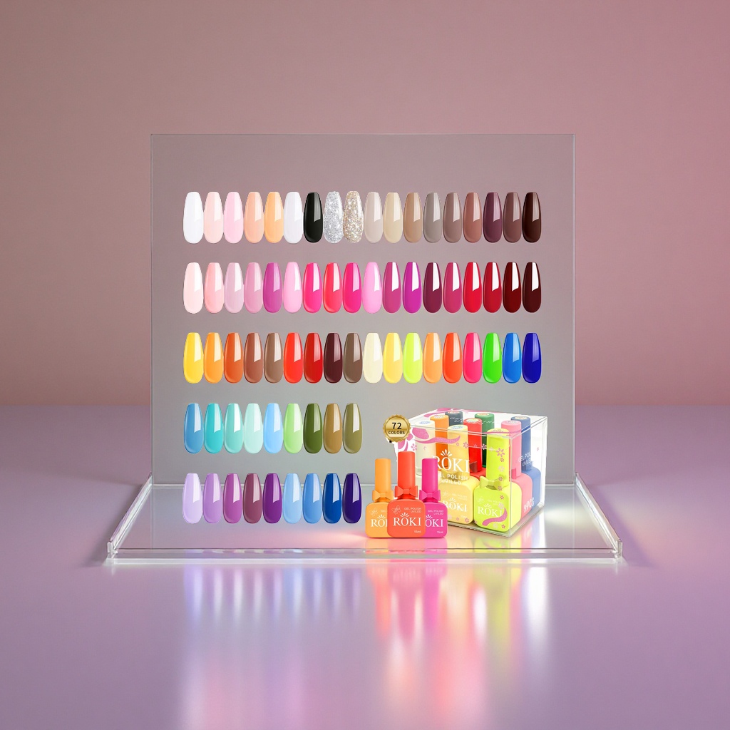 Nail polish gel 72-color long-lasting nail polish is the latest trend, specially designed for nail phototherapy shops Specification image