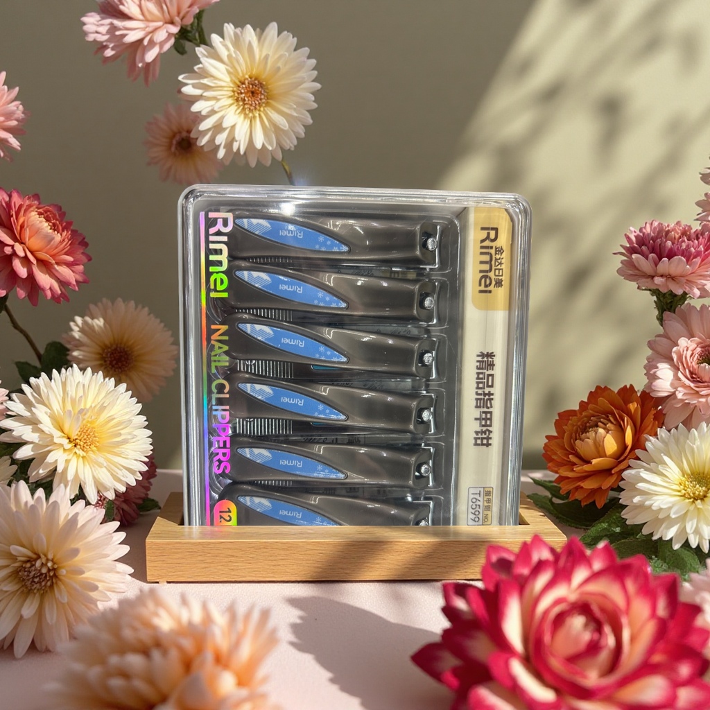 Meiling stainless steel nail clippers, multi-functional anti-rust nail cutters, portable and compact, genuine household products details Picture