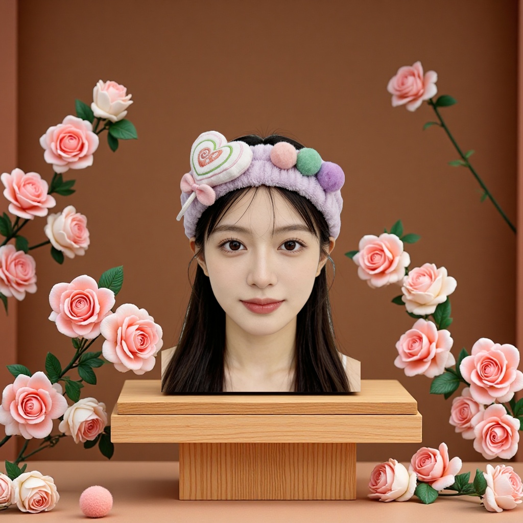洗脸发带防滑透气运动发带女款日常护发发饰产品图