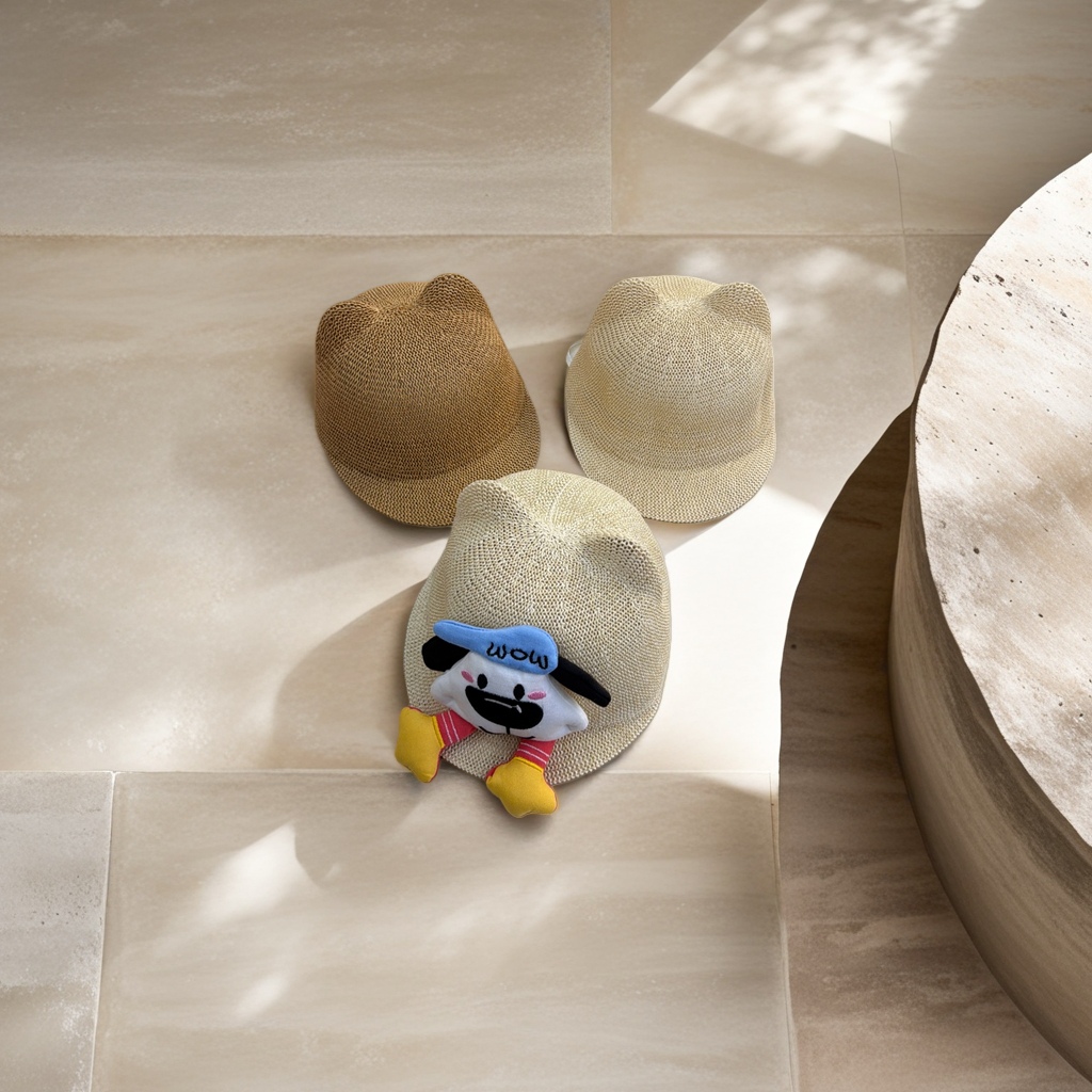 草帽遮阳户外休闲防晒男款女款透气宽边