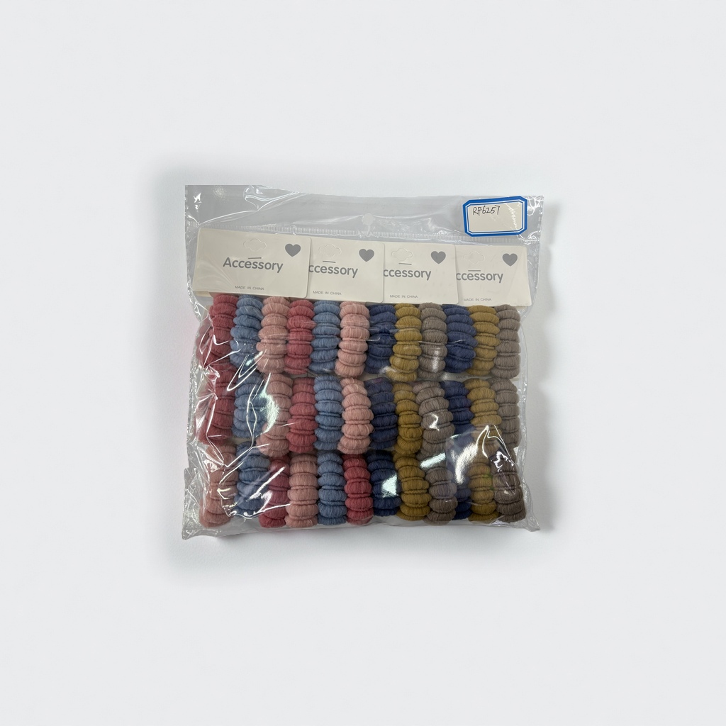 Three popular lantern rings for foreign trade, each pack contains 36 pieces, high-elasticity towel rings, hair ties, fashionable hair bands and hair accessories Application Scenario