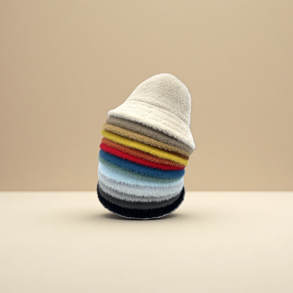 Knitted woolen hat for winter warmth and thickening, a versatile hat for both men and women, and a perfect match for women in winter